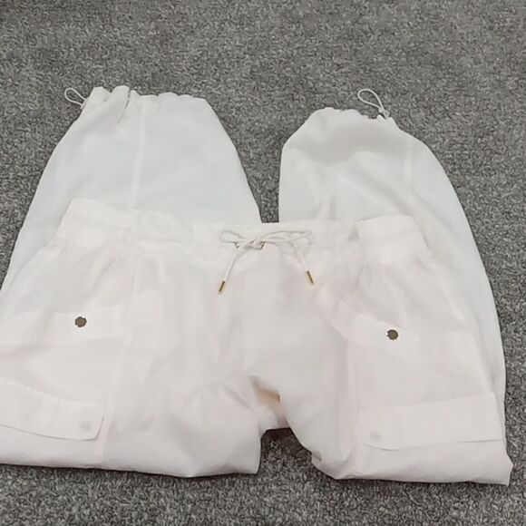 Alicia Keys for Athleta high waisted utility pants in ivory. Size 22 NW… - Picture 4 of 6